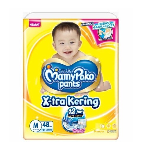 mamypoko pants xtra kering m 50 m50 dpb01
