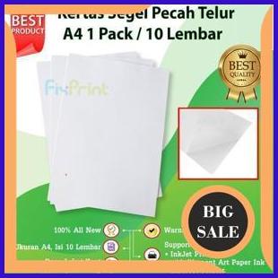 

Stiker Segel Pecah Telur A4 Lembaran Kertas Paper Sticker Garansi tools n parts 54PR23