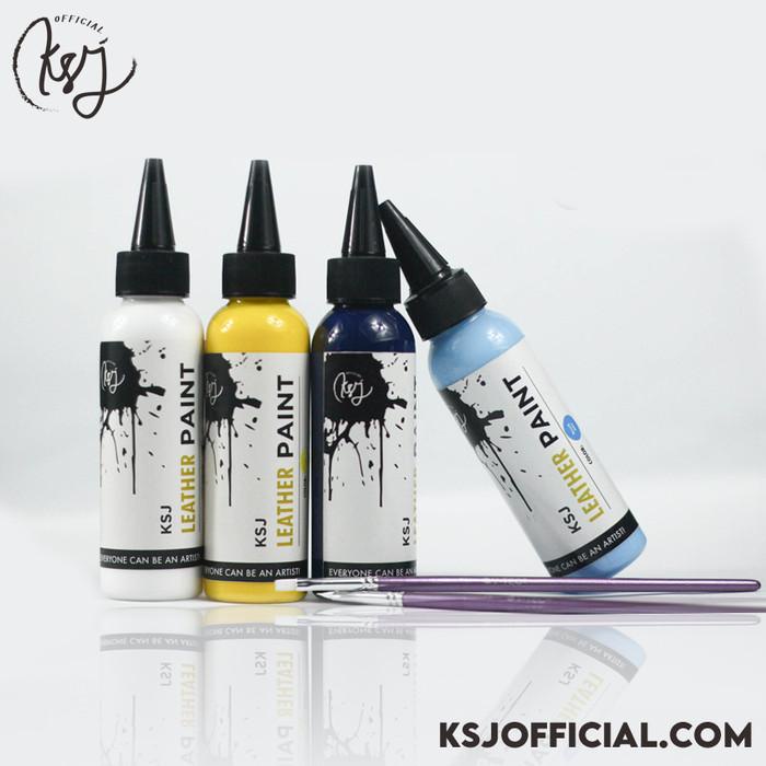 Cat Sepatu Kulit Leather Paint 90 ml Merk KSJ