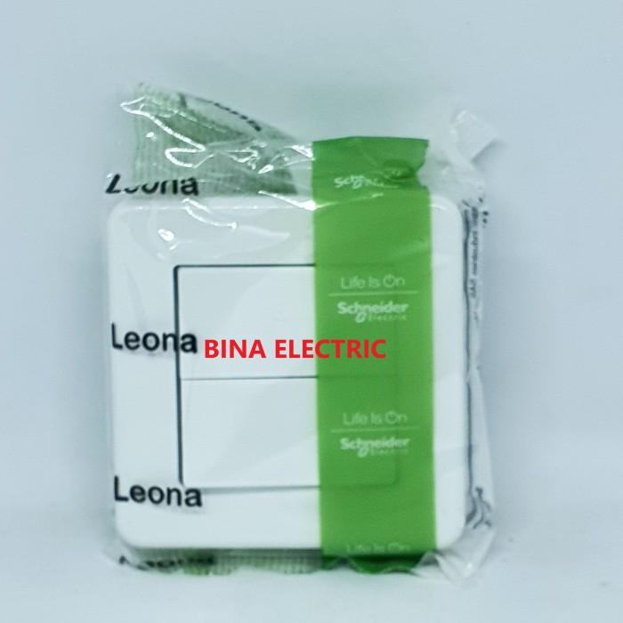 Terlaris Saklar Seri Schneider Leona Lna0300321 Sakelar Double Leona Schneider
