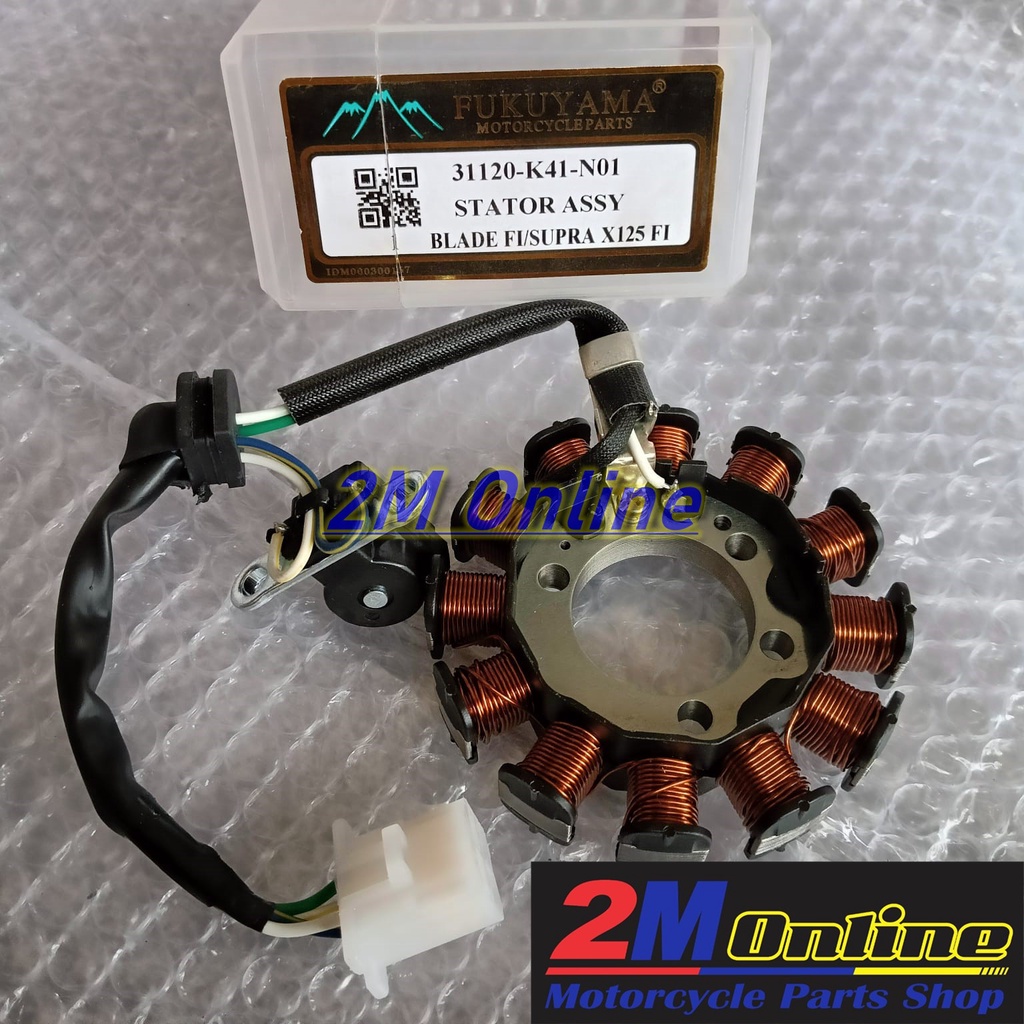 Mdr Stator Spul Blade Fi Supra X 125 Fi K41 Merk Fukuyama 31120-K41-N01