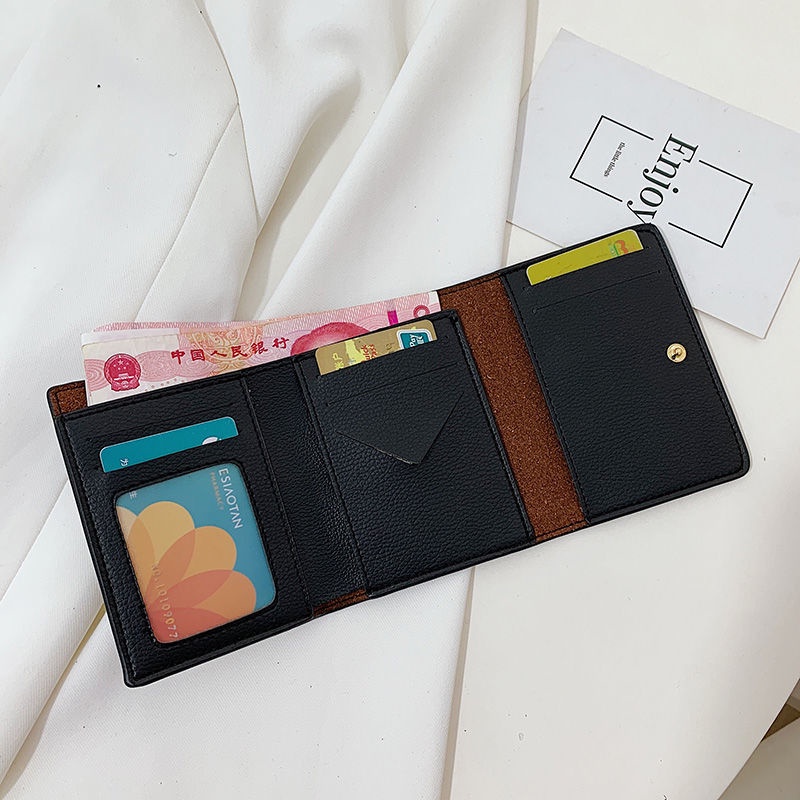 Sera Dompet Kecil Wanita 2023 Baru Ins Desain Ceruk Fashion Kecil Ultra Tipis Dompet Koin Wanita Dompet Panjang
