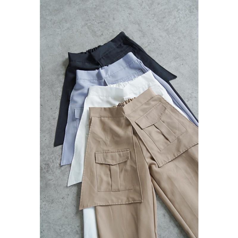 RX FASHION - Bess Palazo Pocket Pants Twistcone  /  Korean Fancy Pants  / Willow Pocket  / pocky loo