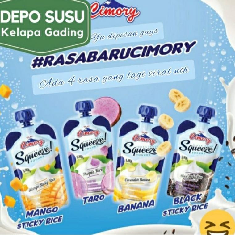 

Di⚡kon !! Cimory Squeeze 120gr Purple Taro Black Manggo Sticky Rice Cavendish Banana Yogurt Squeze Viral 120 gr Brown Sugar Blueberry Strawberry Original Plain Honey Aloe Vera Peach