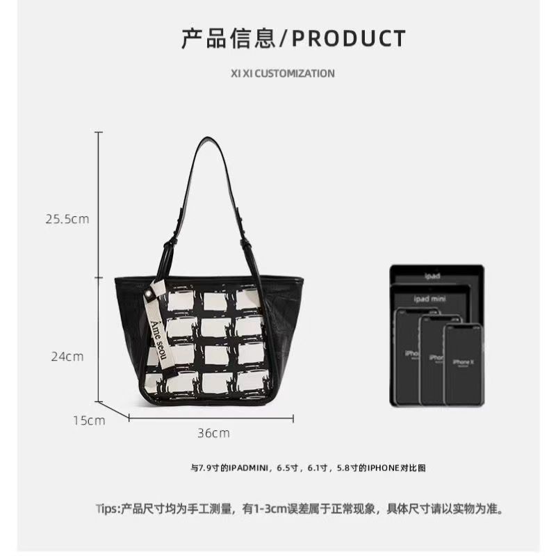 Sera High-End Portable Bucket Bag Wanita 2023 Baru Trendi Kapasitas Besar Satu Bahu Ketiak Tas Besar Tote Bag