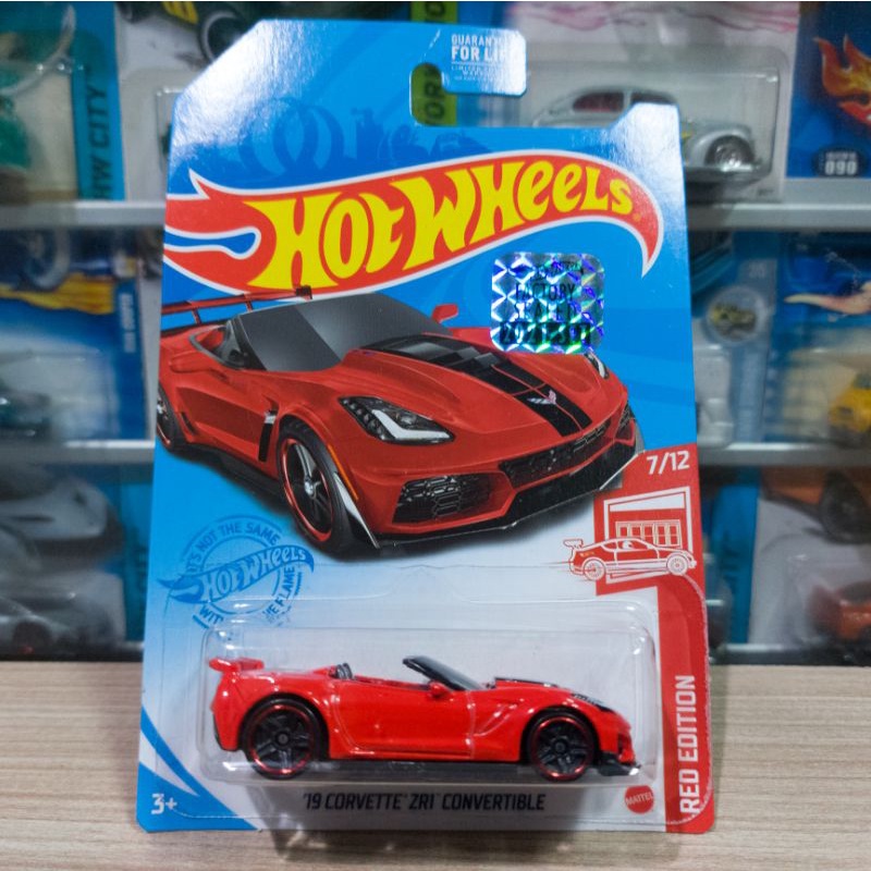HOT WHEELS 19 CORVETTE ZR1 CONVERTIBLE - RED EDITION - FACTORY SEALED