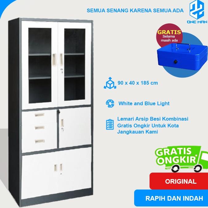 

LEMARI ARSIP BESI FILLING CABINET TERMURAH - LEMARI KOMBINASI