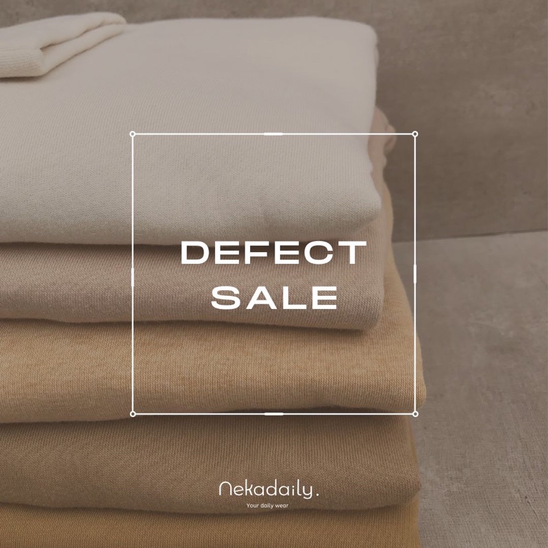 Sweater Defect Sale Reject Item NEKADAILY