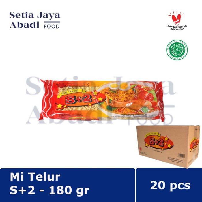 

Mi Telur S+2 180 gr 20 pcs
