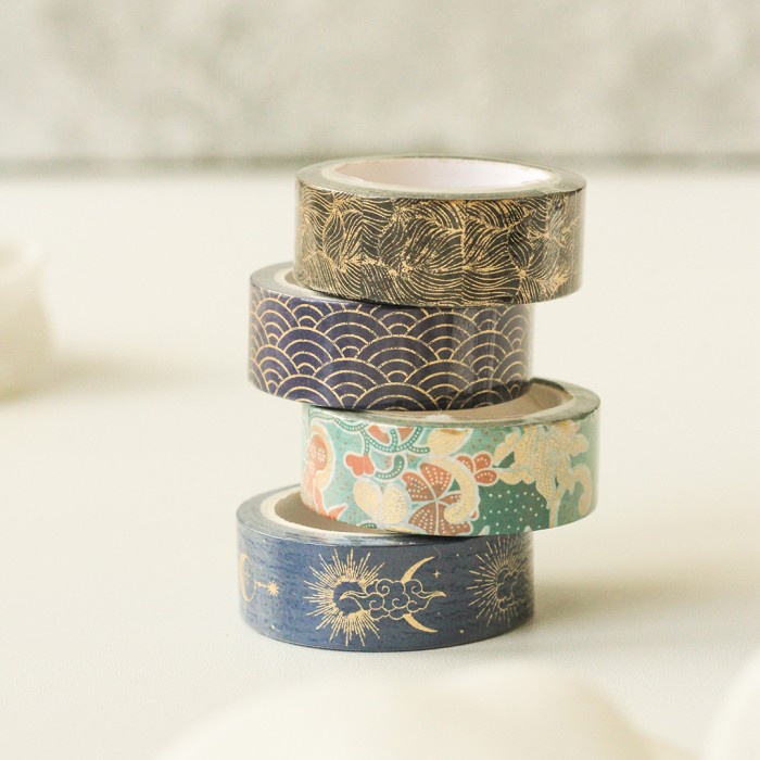 

DISKON Washi Tape Selotip Isolasi Perekat Kertas Journaling