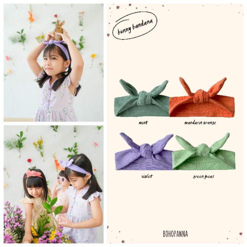 BOHOPANNA Boho Panna Bunny Bandana - Pita Bayi