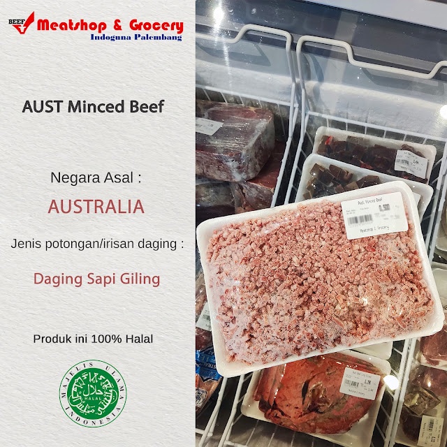 

Aust Minced Beef | Daging Sapi Giling 100% Halal - Meatshop Indoguna Palembang