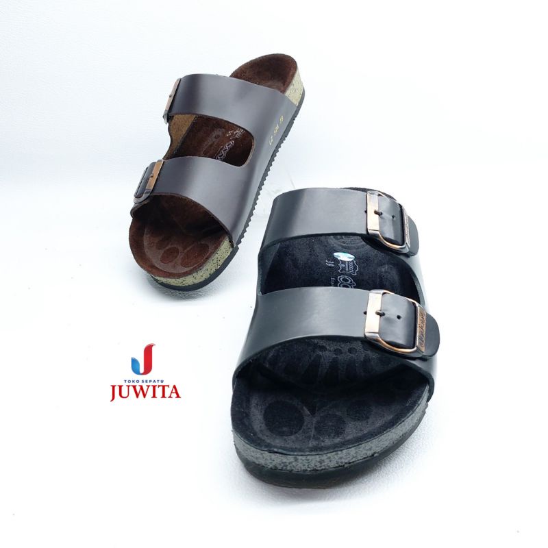 Sandal kulit pria cowok merk Dodoni