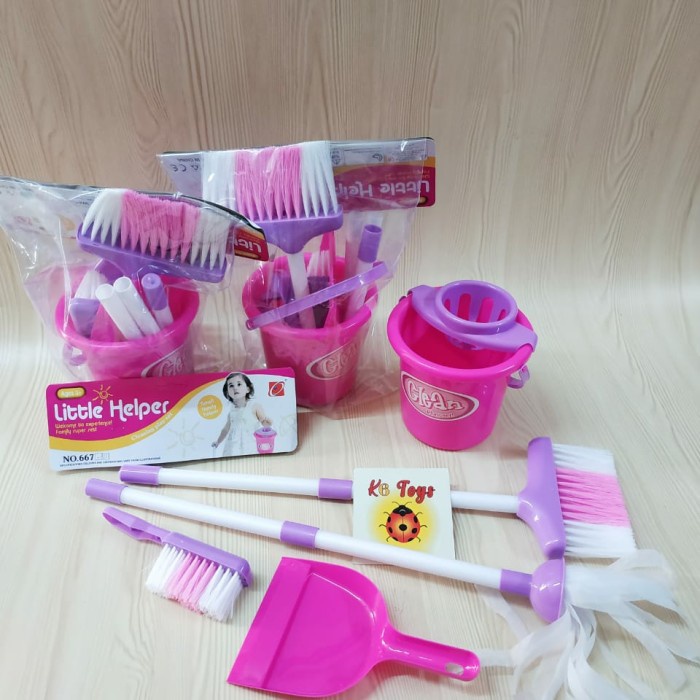 Mainan Sapu Pel Anak LITTLE HELPER CLEANING SET