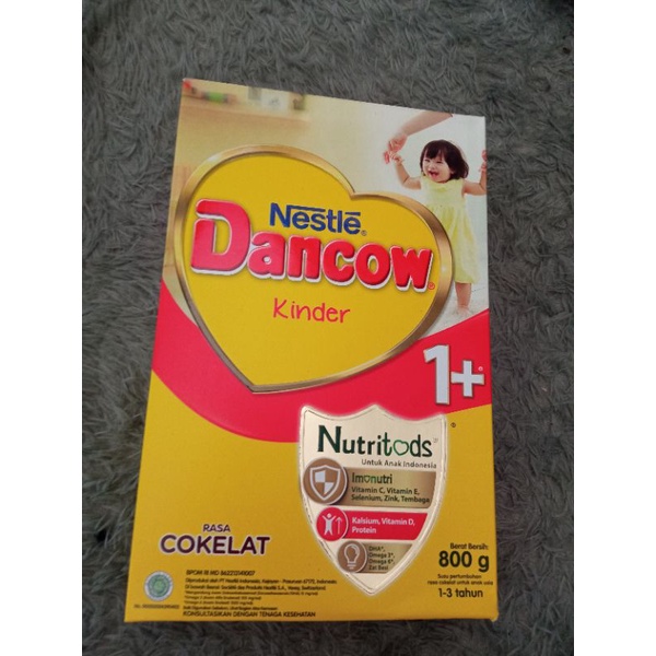 DANCOW 1+ SUSU PERTUMBUHAN  ANAK 1-3 TAHUN COKLAT RASA COKLAT 800