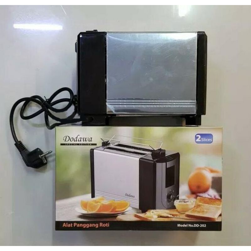 Dodawa DD 202 Toaster 2 Slot Stainless Steel