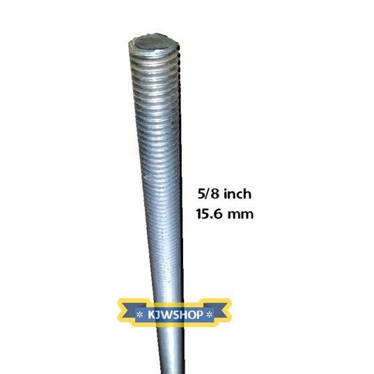 Baut Full Drat 1 m As Long Drat 1 meter Baut 5/8 inch As Drat Penuh murah