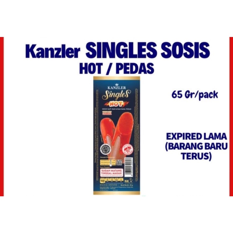 

KANZLER SOSIS SINGLES 65GR RASA HOT
