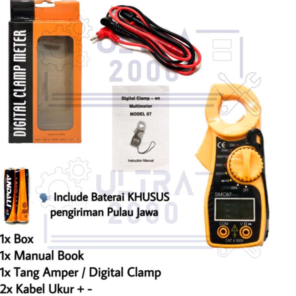 Dijamin Ori>/ DIGITAL CLAMP METER TANG AMPERE + Tas