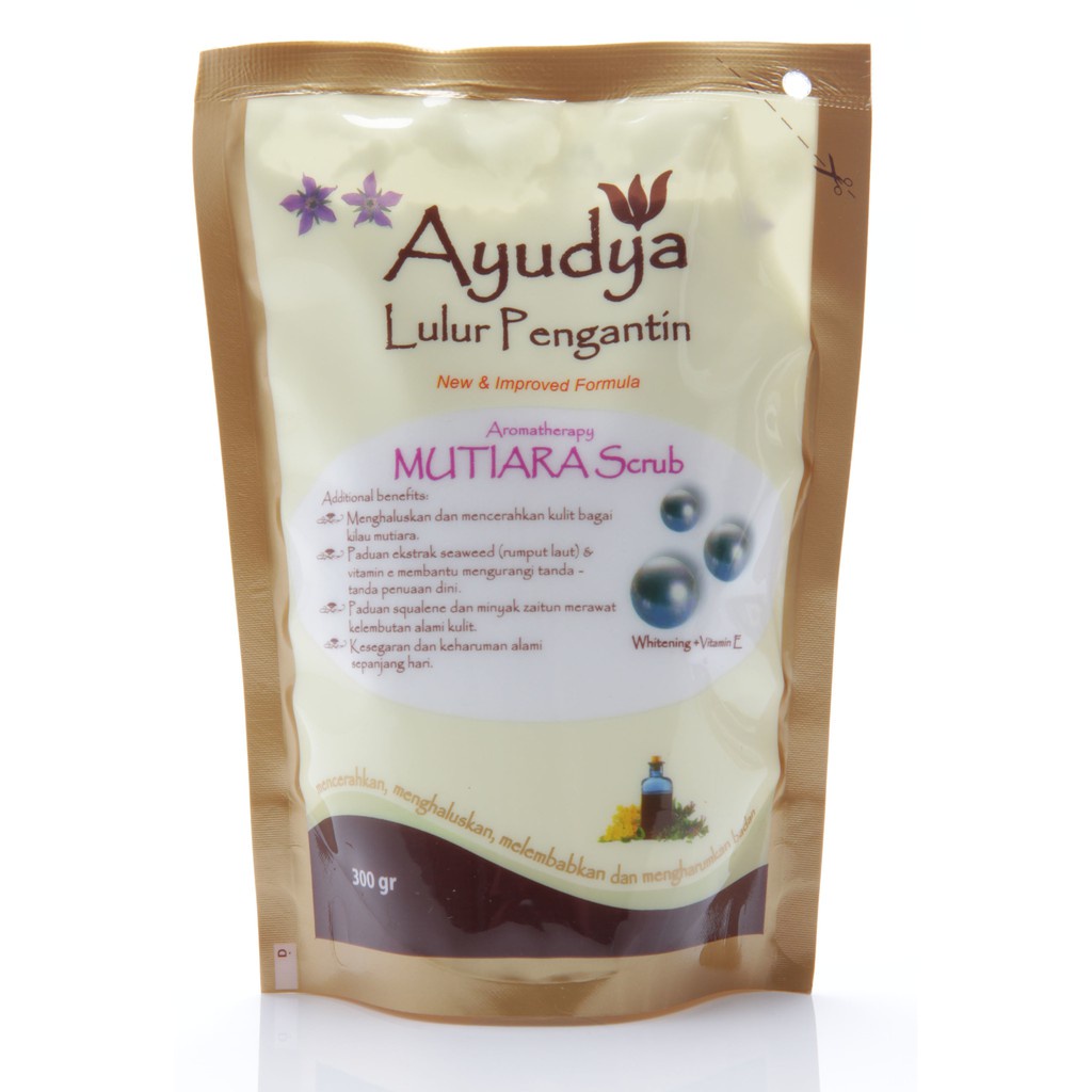 Ayudya Lulur Pengantin Mutiara + Vitamin E 300 refill