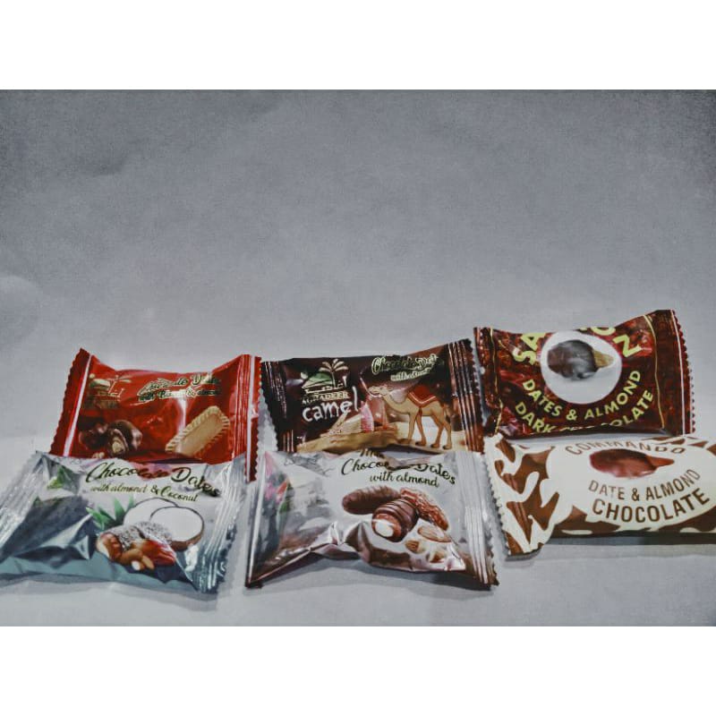 

Coklat Kurma Campur Ukuran 1Kg// Coklat Kurma//Coklat Almond