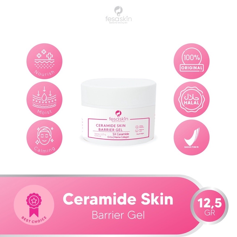 FESASKIN HYDRAGLOW MOISTURIZER GEL CERAMIDE SKIN BARIER ||