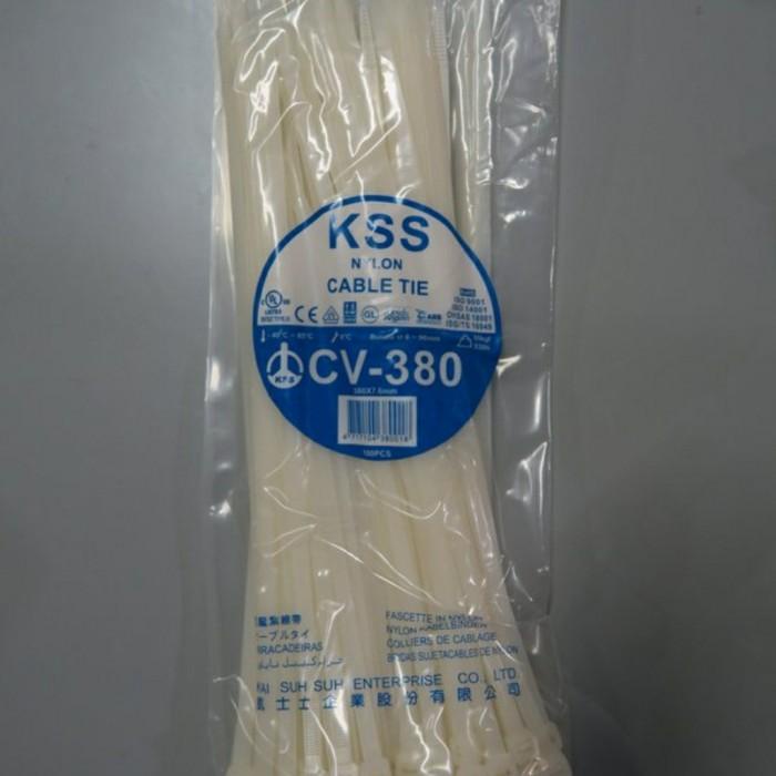 

Terlaris Klip Kabel Ties Kss Cv-380 Pjg 380 X 7.6 Mm Per Pack