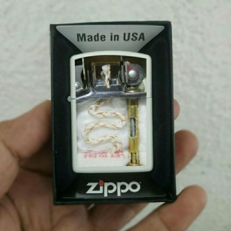 Laris.. Korek Api Zippo mantap Motif Transparan AGC