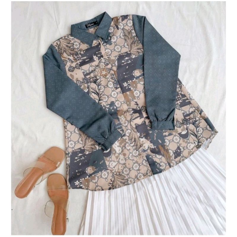 Azalea Top Midnight Size M by Kienka.id #kienka (TIDAK PERNAH PAKAI)