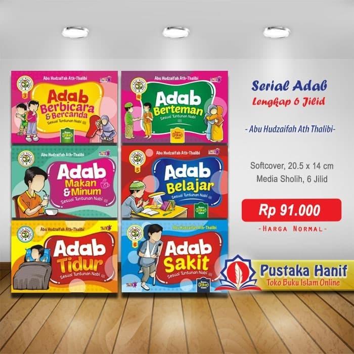 Terlaris Buku Serial Adab Anak Islam 6 Jilid + Bonus Stiker Islami