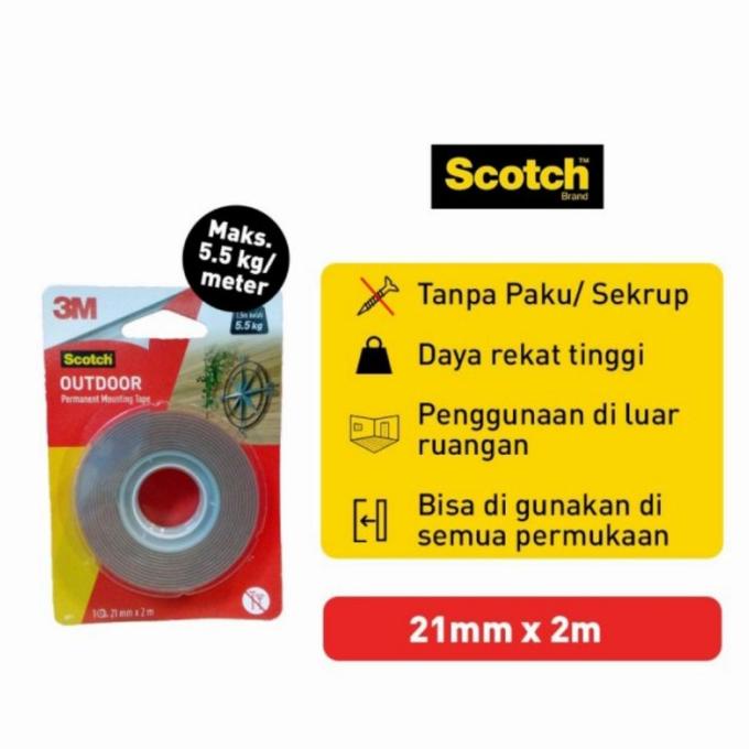 

Mounting 3M Double Tape Outdoor VHB 4011 21mm x 2m suk01