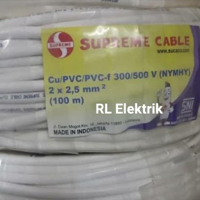 

Terlaris Supreme Nymhy 2X2.5 Mm 100 Meter/Rol