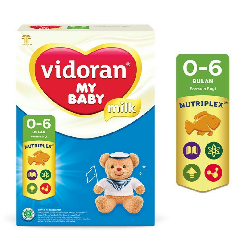 Vidoran My Baby Susu Formula 0-6 6-12 bulan 125gram