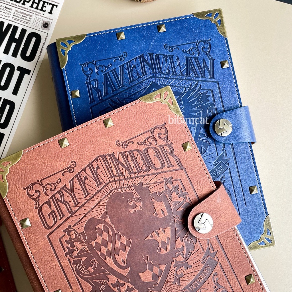 

(A5 Size) Binder Journal Set Hogwarts House Version / Agenda Notebook Pc Photocard