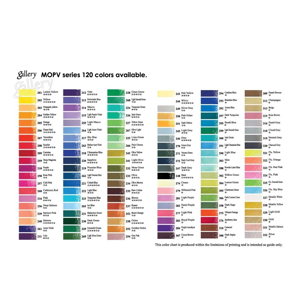 

Mungyo - Gallery Artist Soft Oil Pastels / Crayon Nyak 120 Pcs Wooden Box