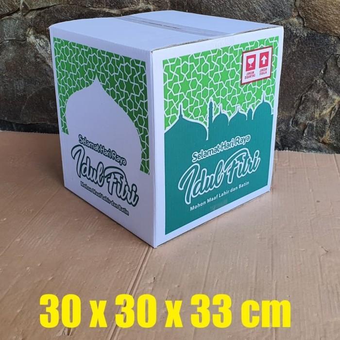 

Box Kardus Lebaran Kotak Kue Kering Parcel Packaging Idul Fitri 30Cm 014