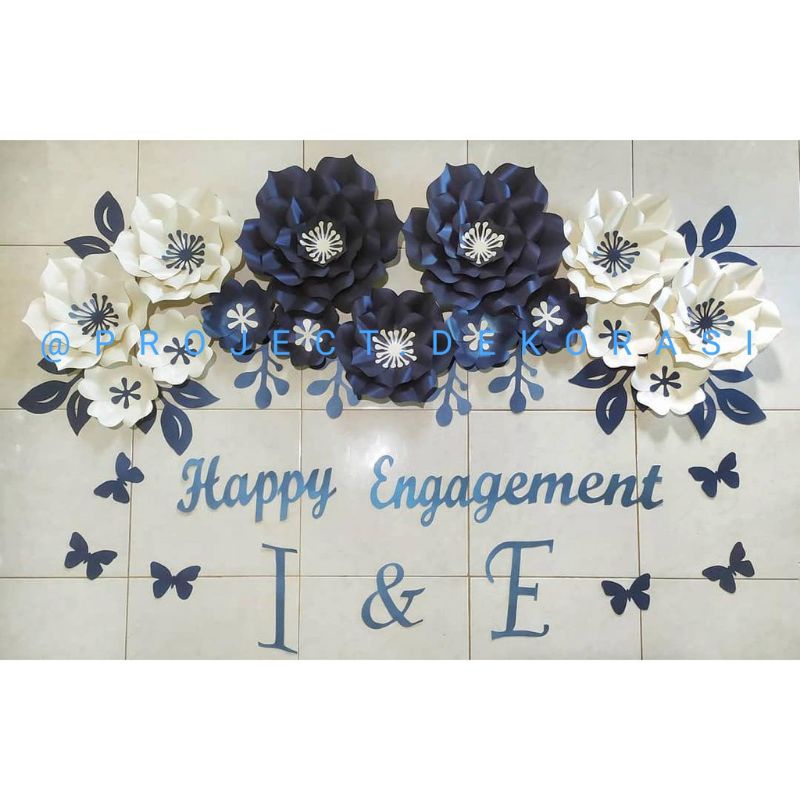 (FREE GIFT) set paperflower murah/ paket paperflower murah/ dekorasi ruangan/ set dekorasi murah/ de
