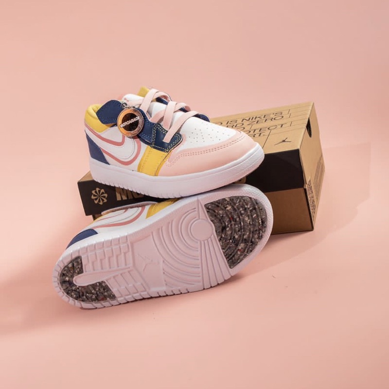 Air Jordan 1 Low Multi Canvas Kids