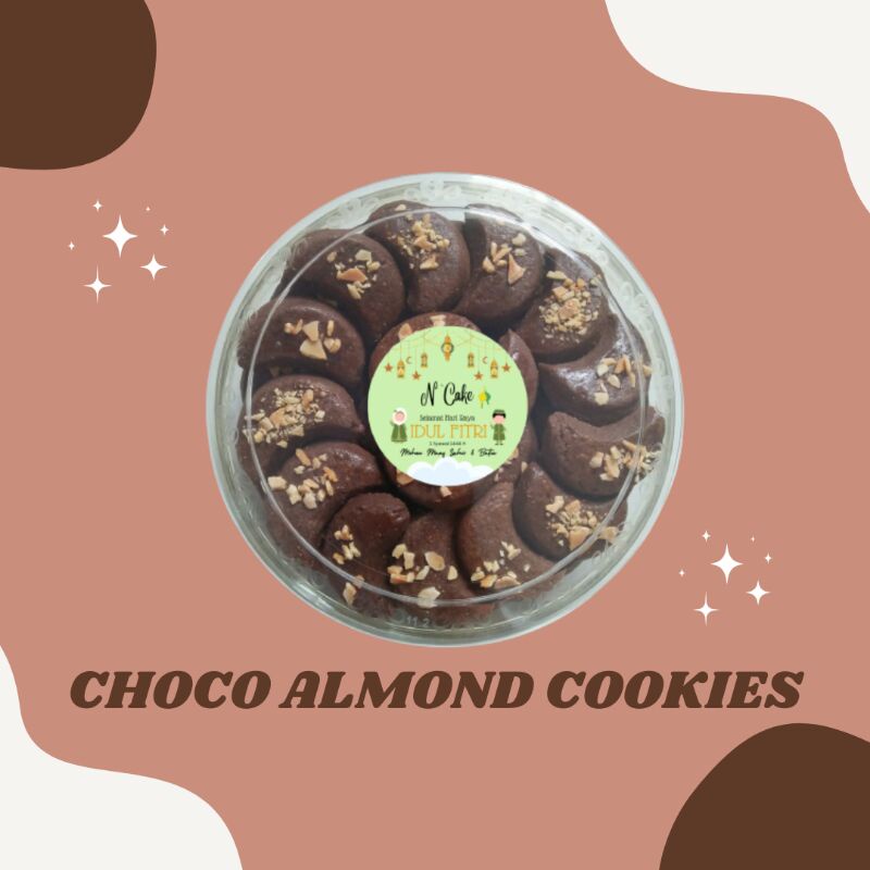 

Choco Almond Cookies
