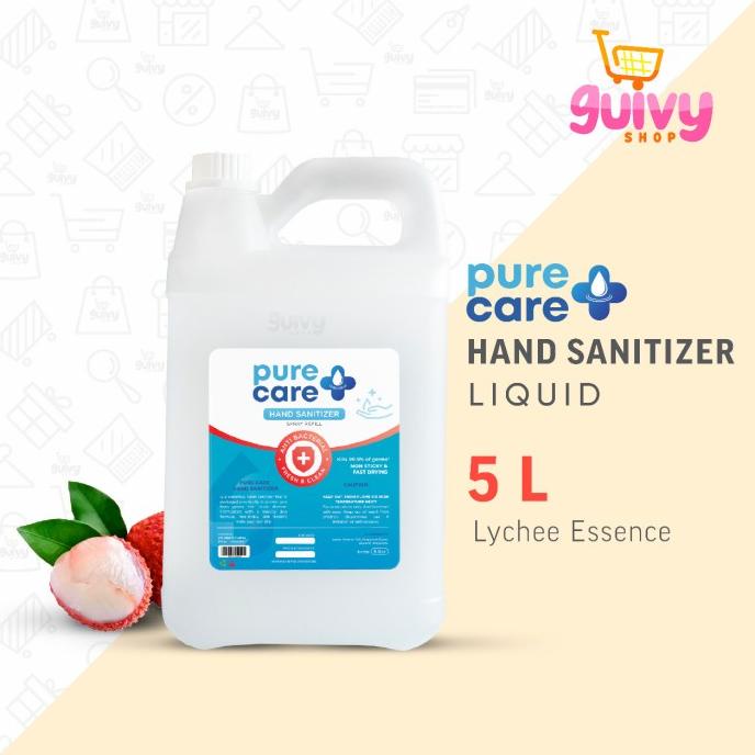 Guivy - PURE CARE HAND SANITIZER LIQUID (CAIR) - 5 LITER PURECARE