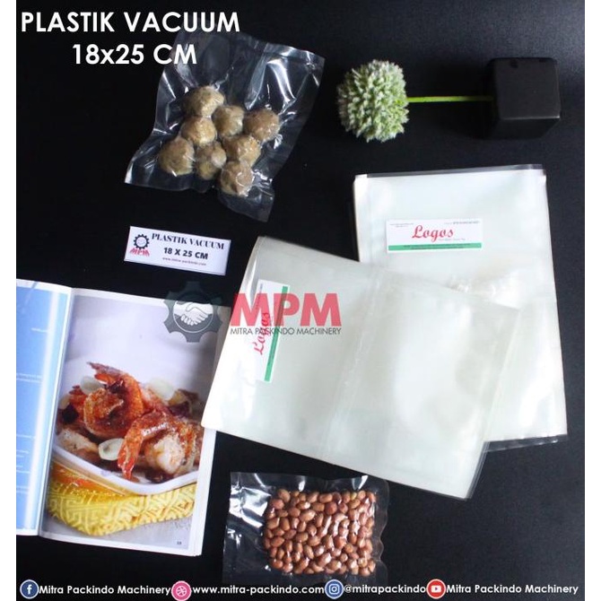 }}}}}}] Plastik Vacuum 18x25cm, Vakum Plastic Sealer Vacum Bag Promo 