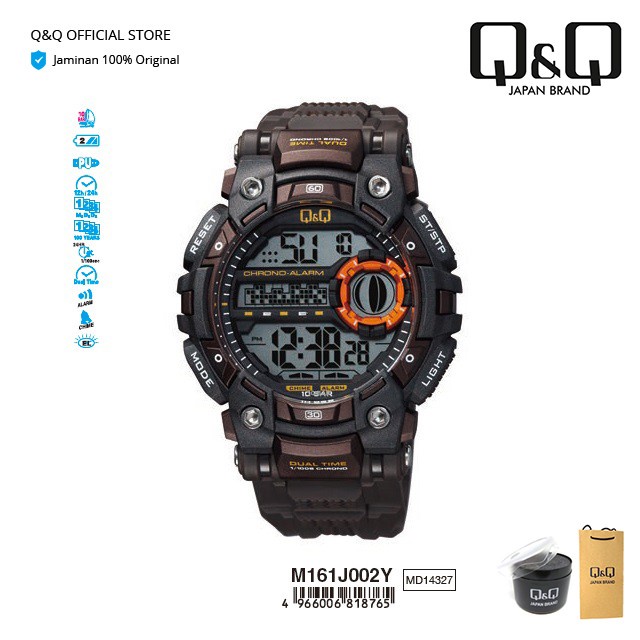 Promo Q&Q M161J Jam Tangan Pria Digital Qnq Qq M161Joriginal By Citizen Terlaris
