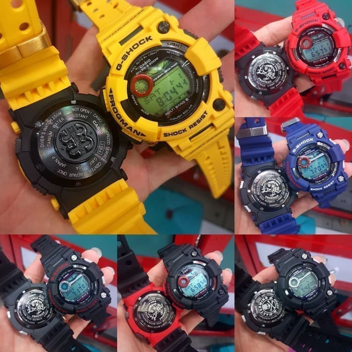 Hot Sale Jam Tangan Pria Casio G-Shock Gwf 1000 Frogman Black Gold Original Bm Terlaris