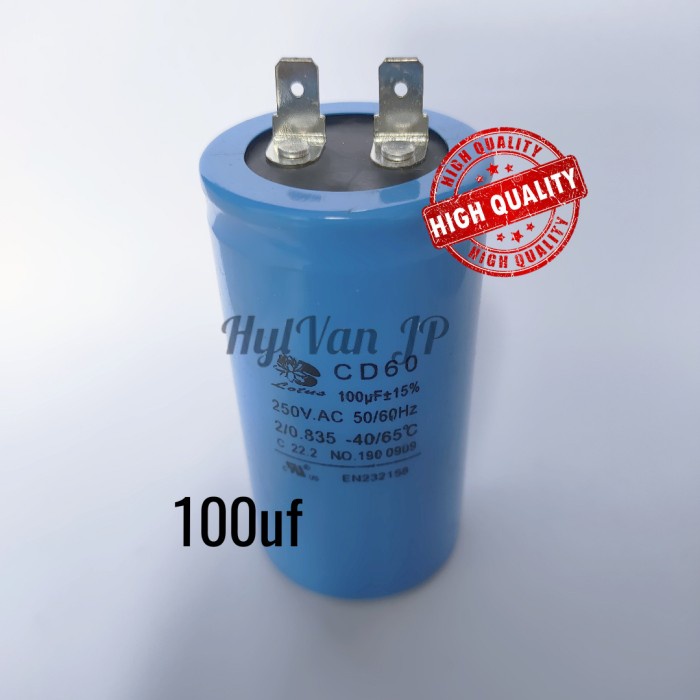 Terlaris Kapasitor Starting 100Uf