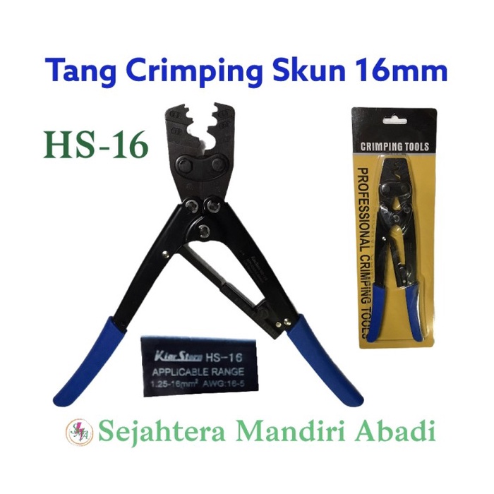 Terlaris Tang Crimping Skun Hs16 Tang Press Skun 1,5Mm-16Mm
