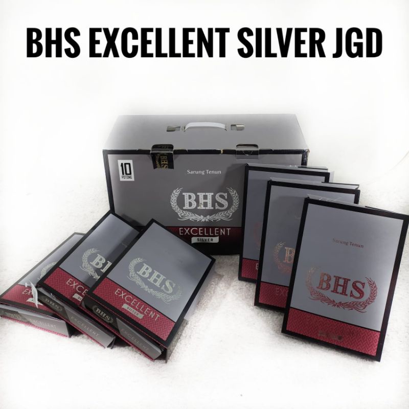 Sarung Bhs Excellent Silver JGD Jacquard Songket Ecer Grosir SN