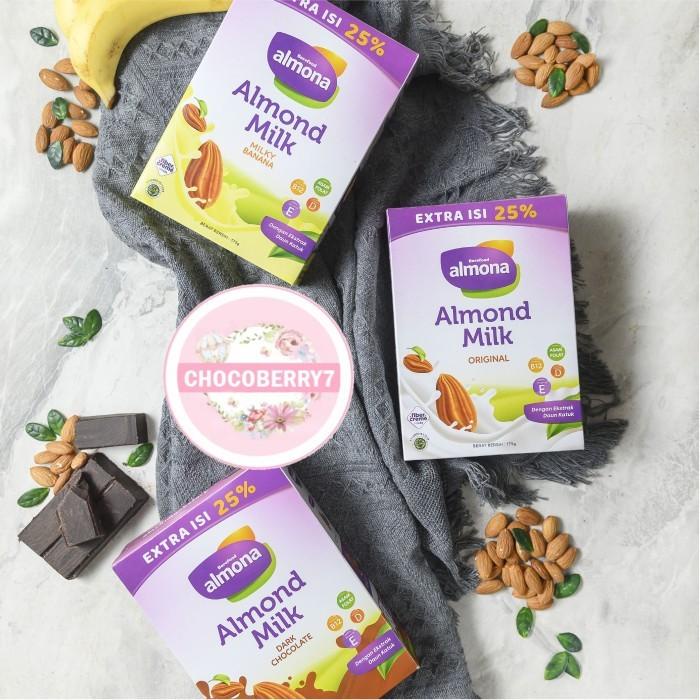 Paket 3 Almona Free Botol Kaca - Almona Asi Booster Dairy Free