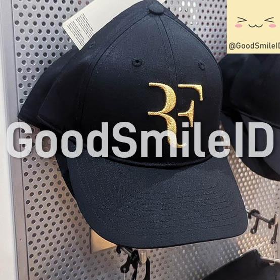 NEW Men Topi Roger Federer - Baseball Cap Hat Pria Wanita UNIQLO RF ---READY---
