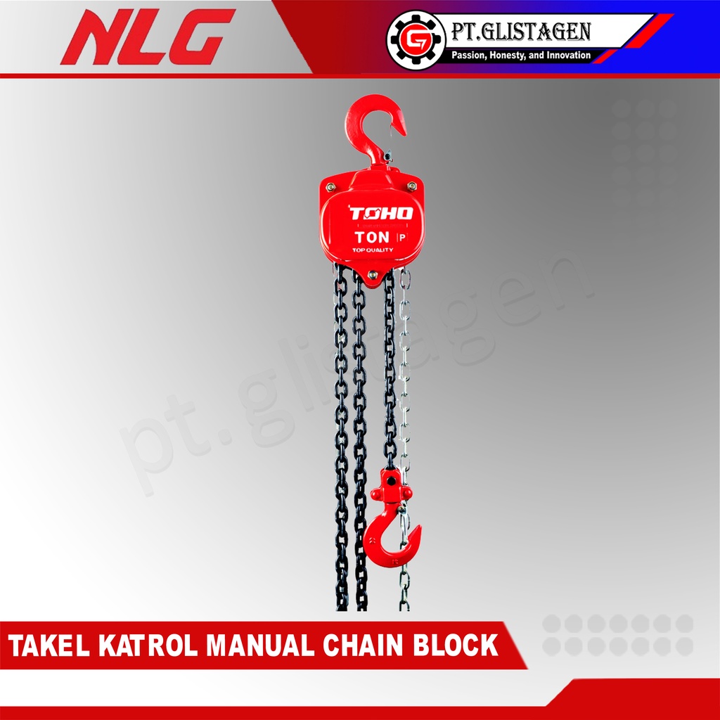 CHAIN BLOCK 2Ton x 7Meter Chain Hoist Katrol Kerekan Manual Takel