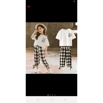 setelan anak perempuan import/celana panjang